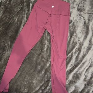 Lululemon align pant size 4 pastel pink